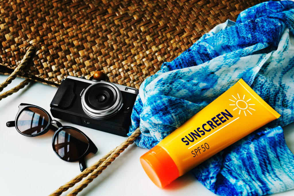 titanium dioxide and zinc oxide sunscreen
