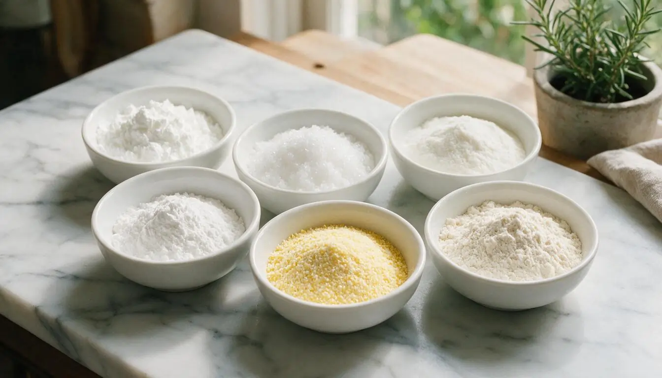 Corn Starch vs Potato Starch (and Other Alternatives): Tapioca, Arrowroot, Cornmeal & Flour Compared