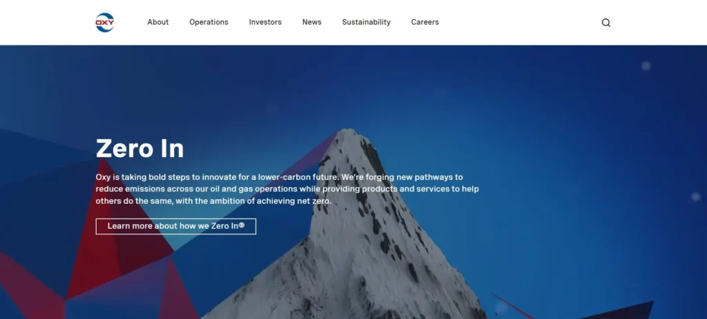 OxyChem homepage screenshot — hydrochloric acid producer