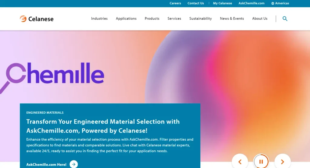Celanese chemical and engineered materials solutions